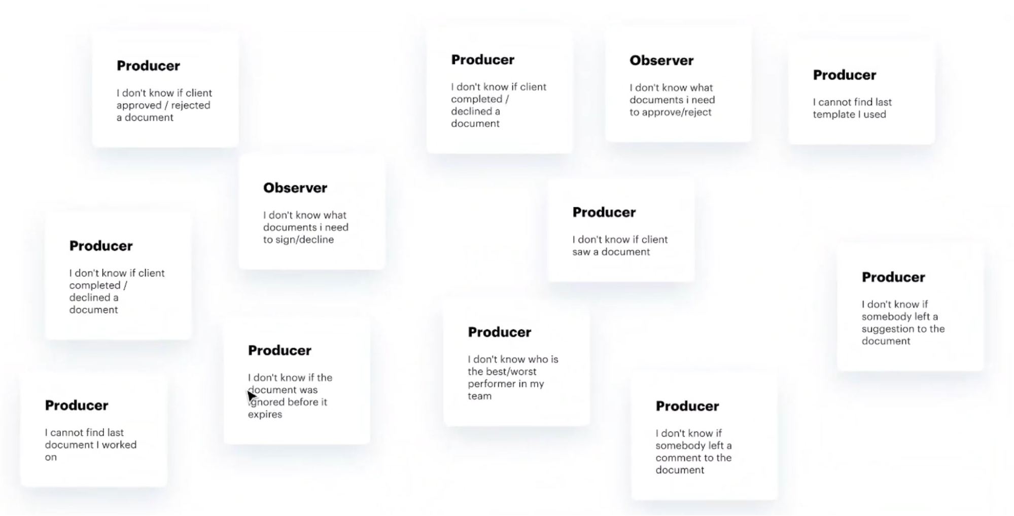 User tasks 1